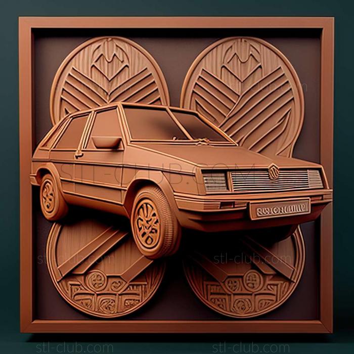 3D мадэль koda Rapid 1984 (STL)